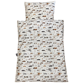 Nørgaard Madsen Babysengetøj, Roadtrip hvid/brun